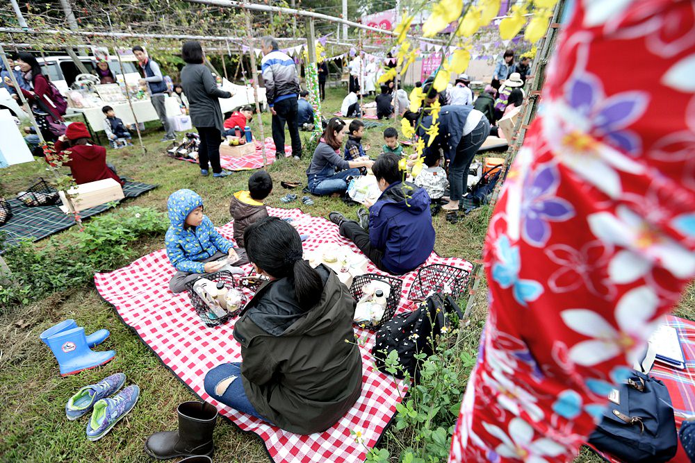 台中外埔 酒鄉田園野餐日 葡萄樹下的浪漫野餐