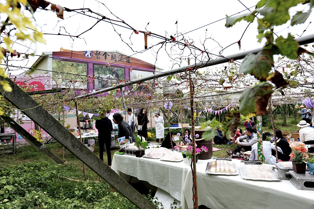 台中外埔 酒鄉田園野餐日 葡萄樹下的浪漫野餐