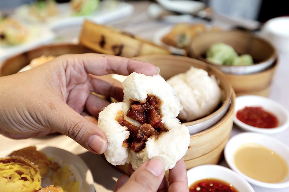 京悅港式飲茶 保留點心推車服務 裝潢時尚料理道地 中友百貨美食 台中北區