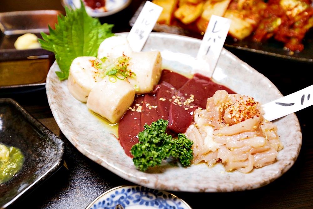 燒肉本氣 頗有居酒屋氛圍 有台中少見的內臟食材