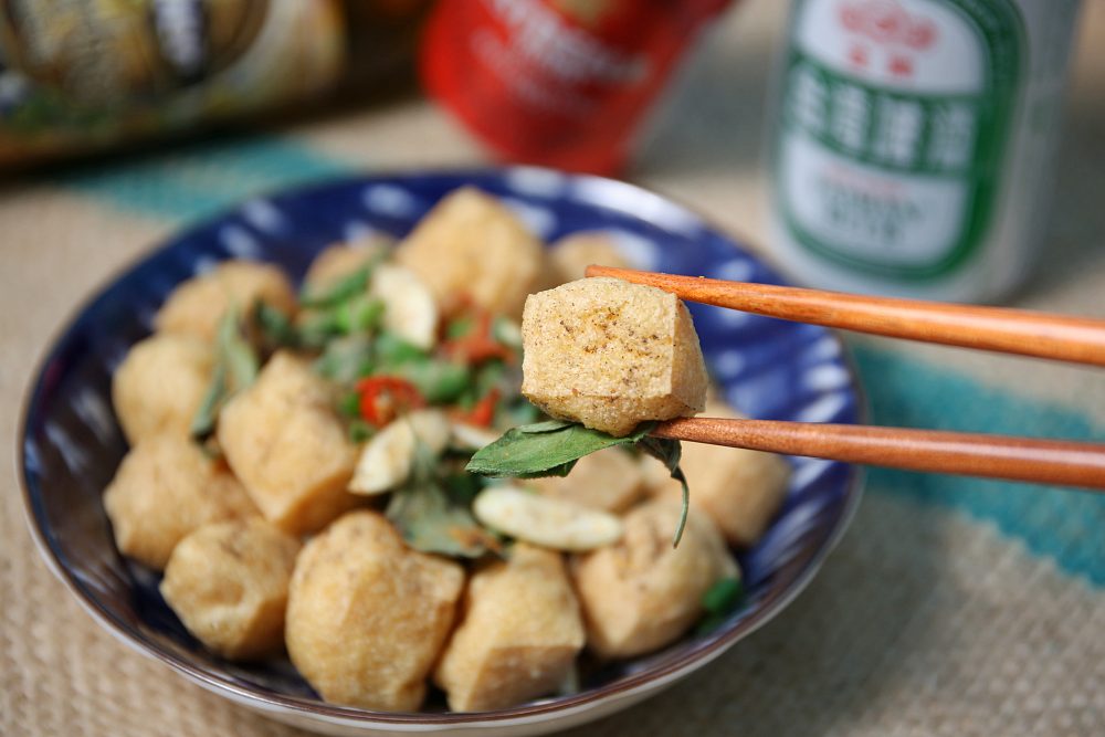 全聯熱賣 泡芙豆腐 氣炸好酥脆 煮火鍋湯汁吸飽飽 素食食材附食譜