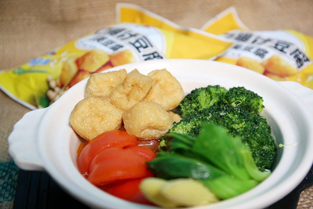 全聯熱賣 泡芙豆腐 氣炸好酥脆 煮火鍋湯汁吸飽飽 素食食材附食譜