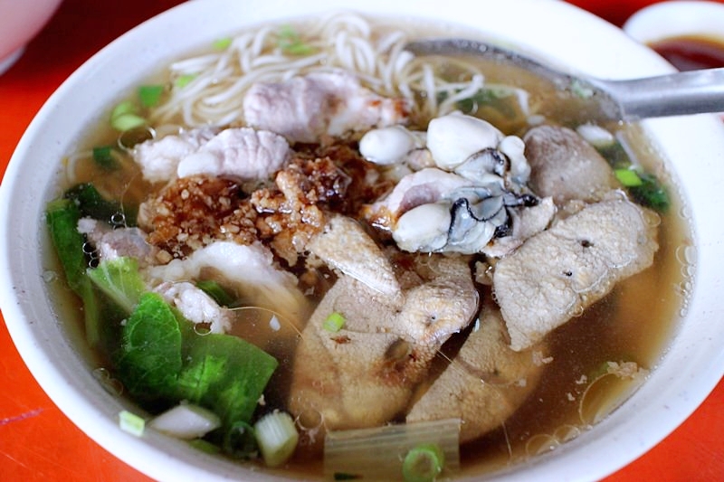 台中 | 孫記四川涼麵 綜合麵裡有瘦肉、豬肝和蚵仔 一次吃到山珍海味