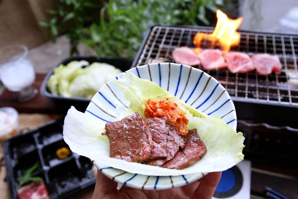 山鯨燒肉 超美九宮格燒肉 陽台烤肉趴吃起來！