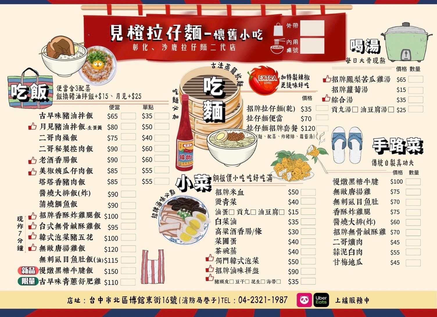 見橙拉仔麵 彰化沙鹿拉仔麵二代店開到台中啦！療癒系微笑月見豬油飯 變身世界名畫「吶喊」超有趣 科博館美食推薦