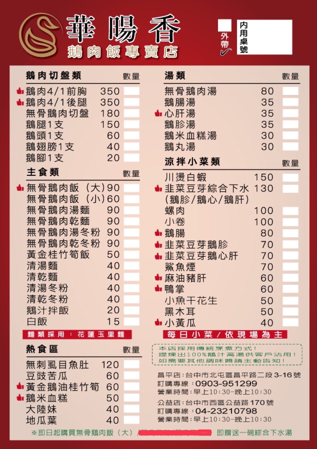 無骨鵝肉切盤好鮮甜 特製香濃鵝汁好下飯 還有鵝內臟、開胃涼菜 華暘香鵝肉飯專賣