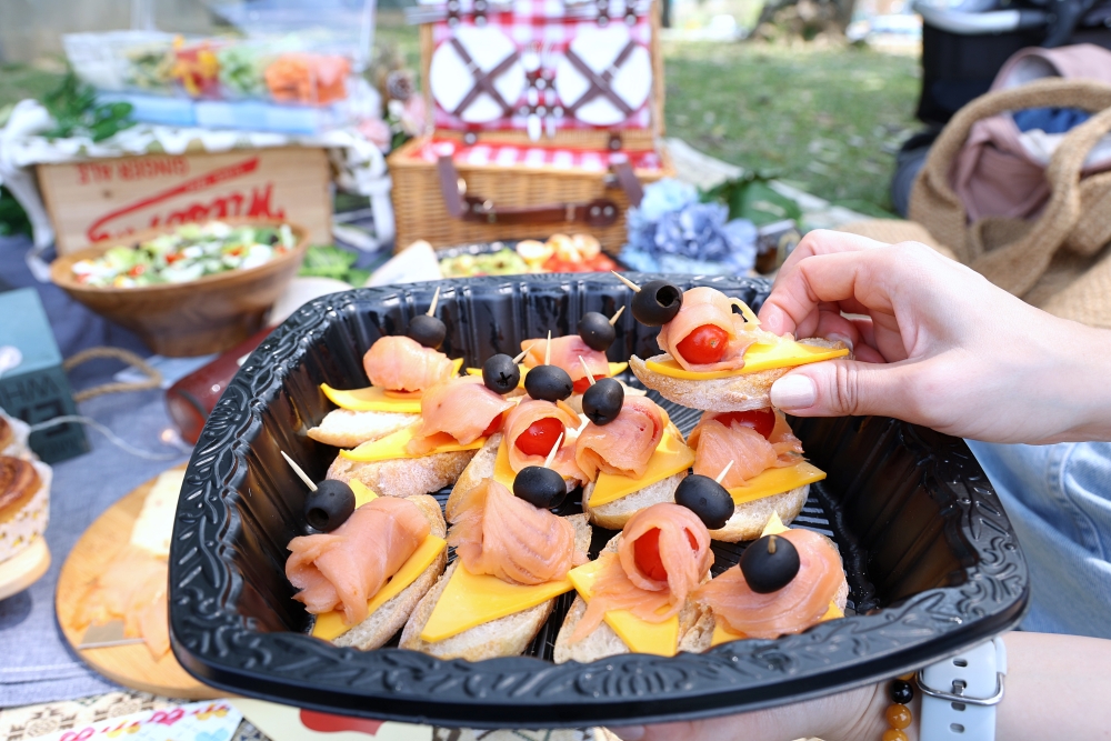 OS義式冰淇淋手作烘焙 超澎湃網美野餐籃，甜點鹹食輕鬆野餐去！