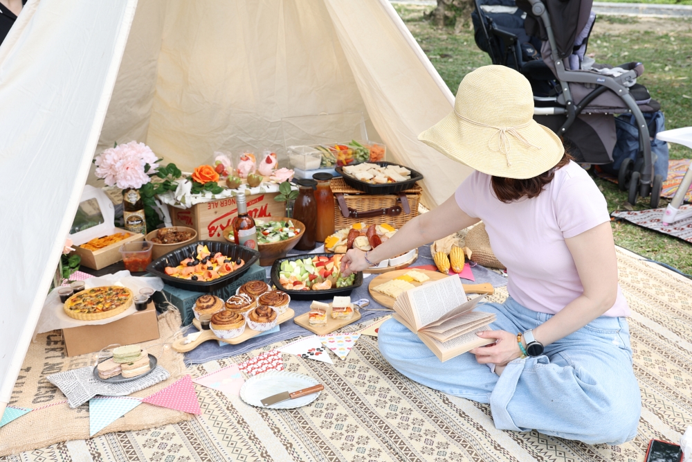 OS義式冰淇淋手作烘焙 超澎湃網美野餐籃，甜點鹹食輕鬆野餐去！