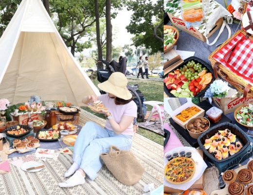 OS義式冰淇淋手作烘焙 超澎湃網美野餐籃，甜點鹹食輕鬆野餐去！