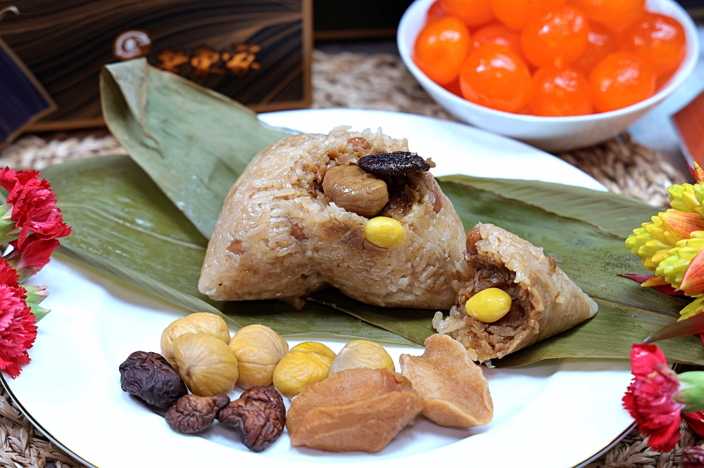 老東家食品 | 得獎名粽全新肉粽禮盒好有質感，鮑魚干貝烏魚子全入粽，台中肉粽推薦，肉粽宅配推薦