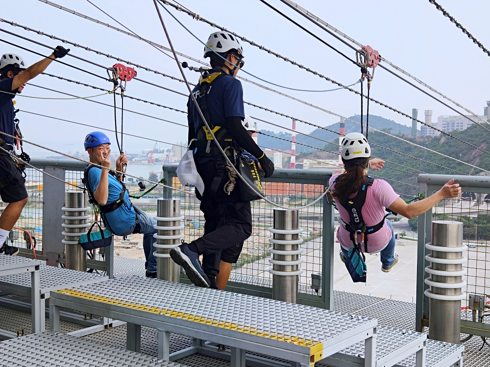 澳門飛索 Zipcity Macau，全世界第三長，高空賞澳門，好好玩！