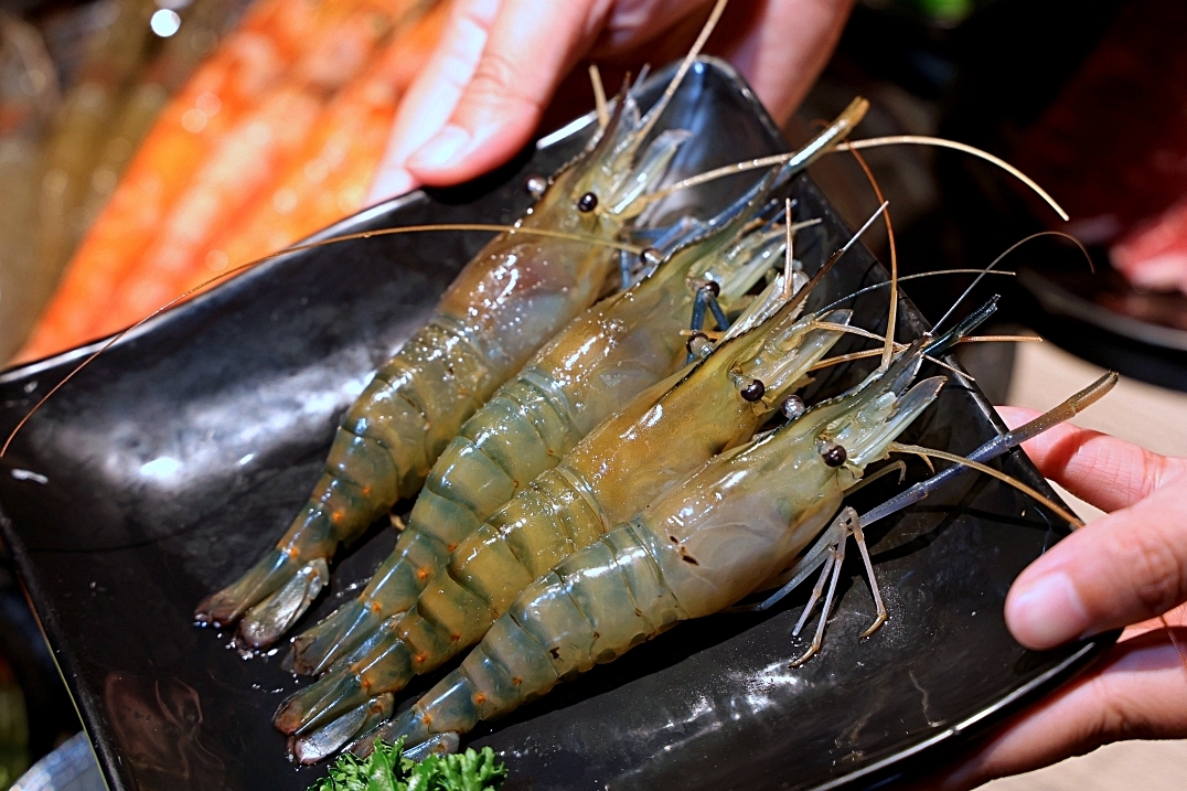 羊角炭火燒肉 | 鮮蝦鮑魚、和牛牛舌等近百種食材吃到飽+生啤暢飲，捷運文心櫻花站吃到飽推薦！