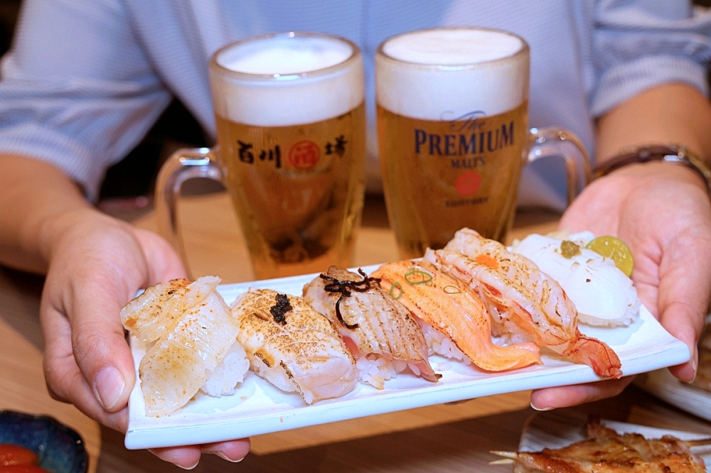 百川酒場 | 海鮮丼飯、暢快生啤，還有立體彩繪打卡牆，草悟道居酒屋推薦