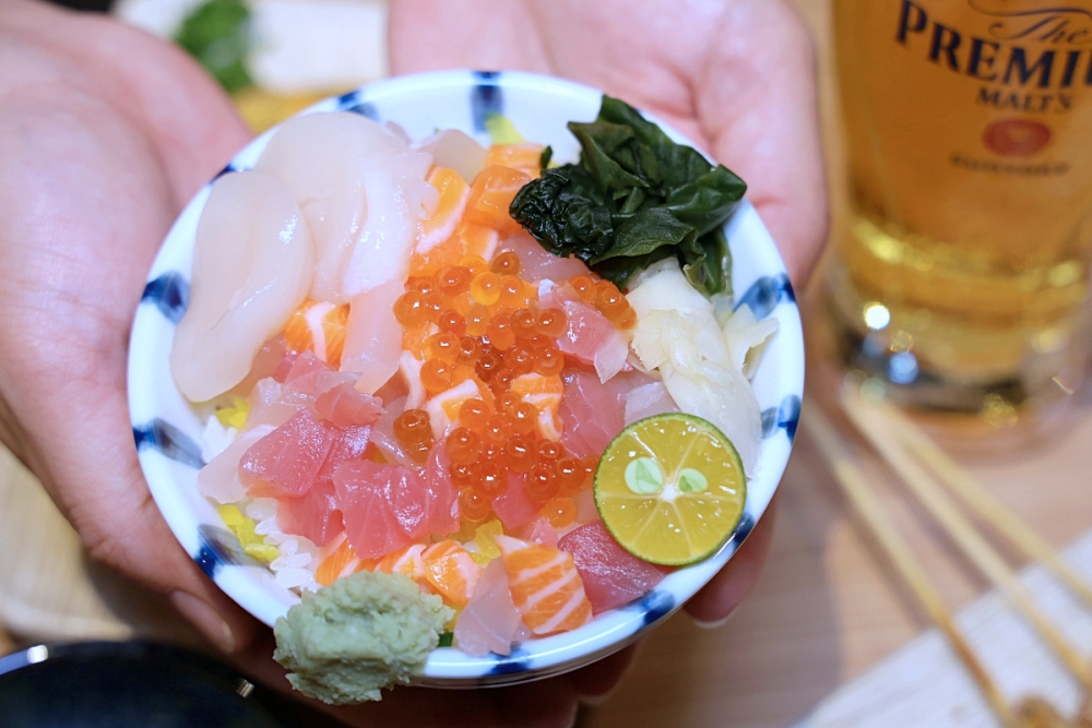 百川酒場 | 海鮮丼飯、暢快生啤，還有立體彩繪打卡牆，草悟道居酒屋推薦