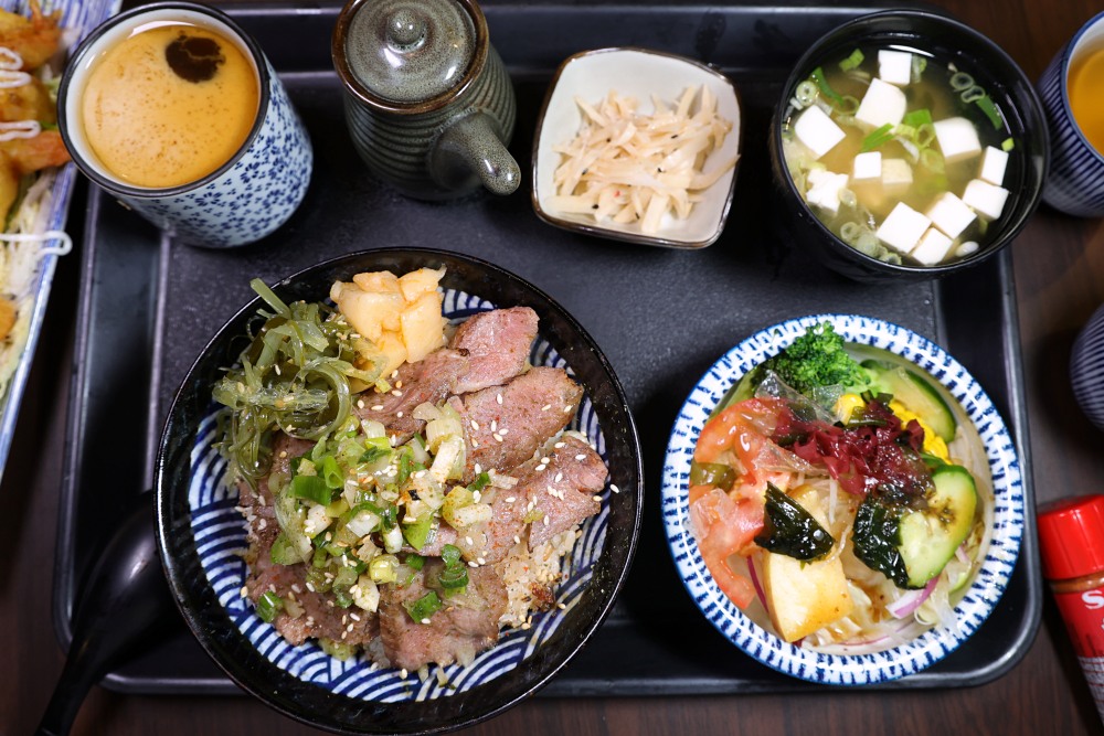 紅葉和漢精緻料理 | 台中超值合菜午餐太划算，定食丼飯第2套半價還免服務費