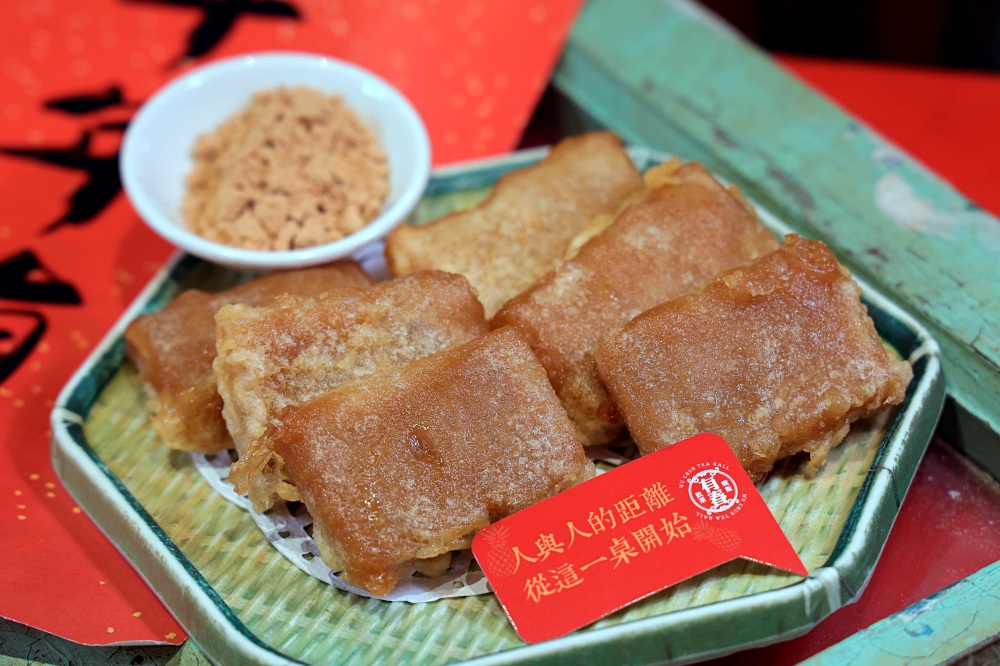 有春茶館大墩店｜古早台味華麗變身，夏限定芒果冰加班蘭凍好吃