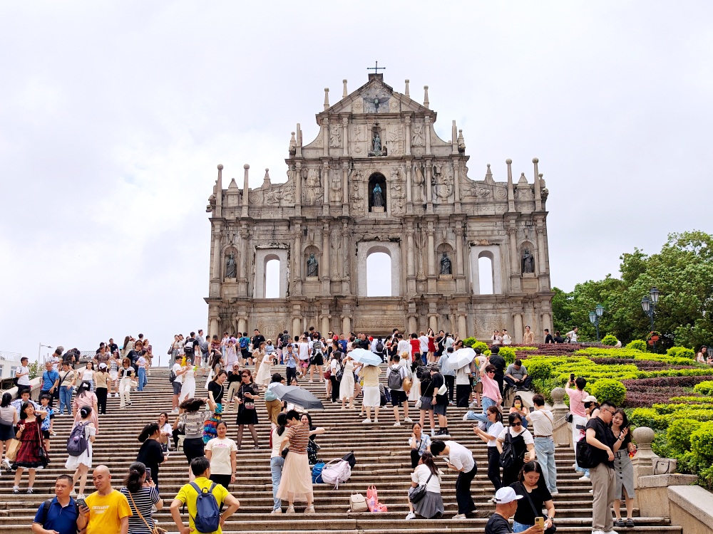 澳門歷史城區 | 澳門景點美食，大三巴、玫瑰聖母堂、大砲臺，必吃榮記豆腐豆花、明記牛什