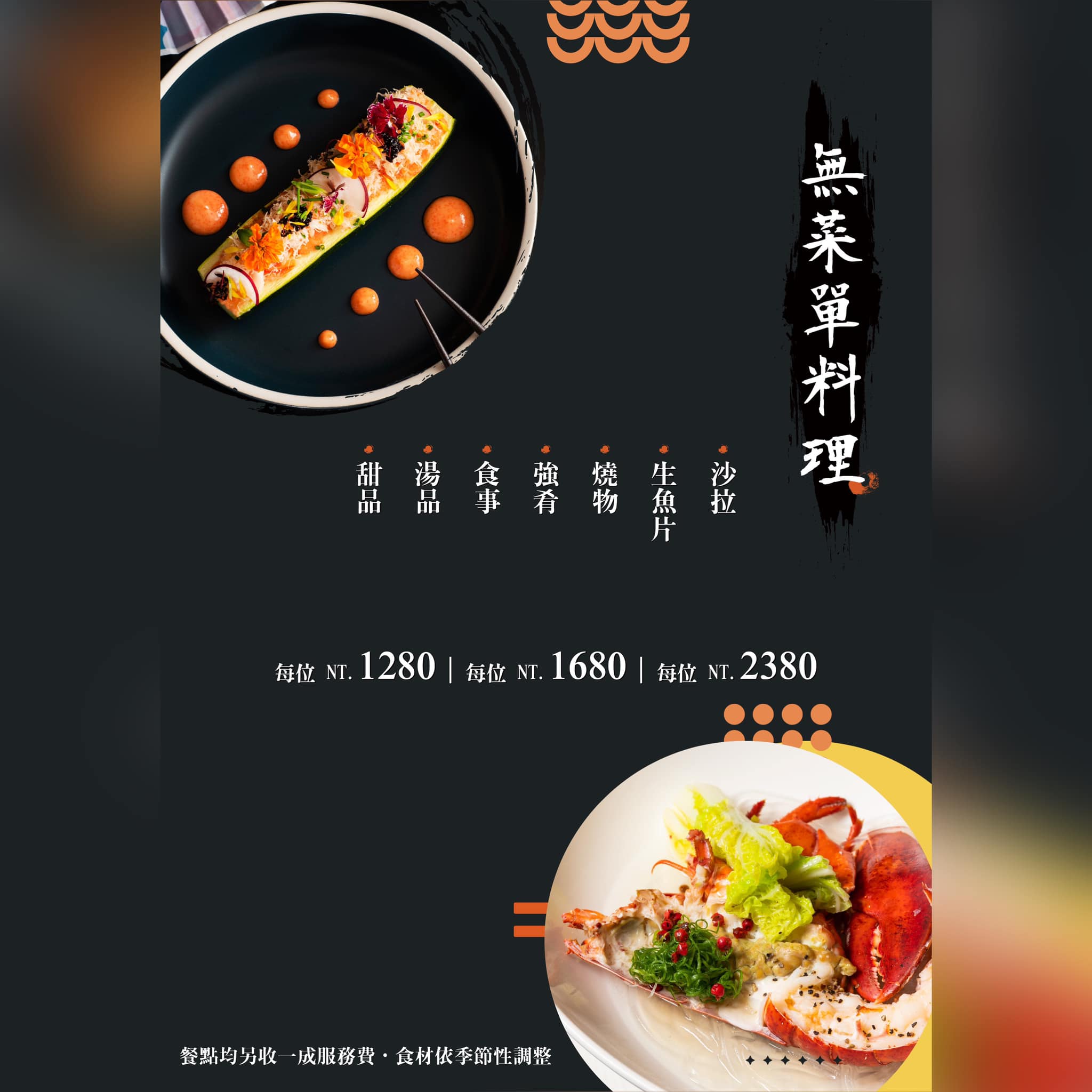 魚吞壽司 | 超美台中日本料理，7品無菜單料理大份量