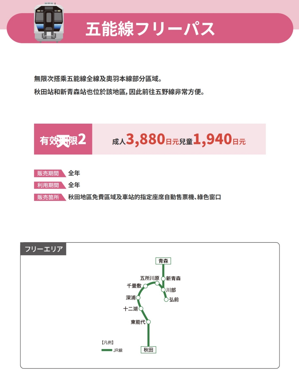 日本東北觀光列車Resort白神號 | 路線票價、JR東日本訂票，善用五能線pass，秋田自由行推薦