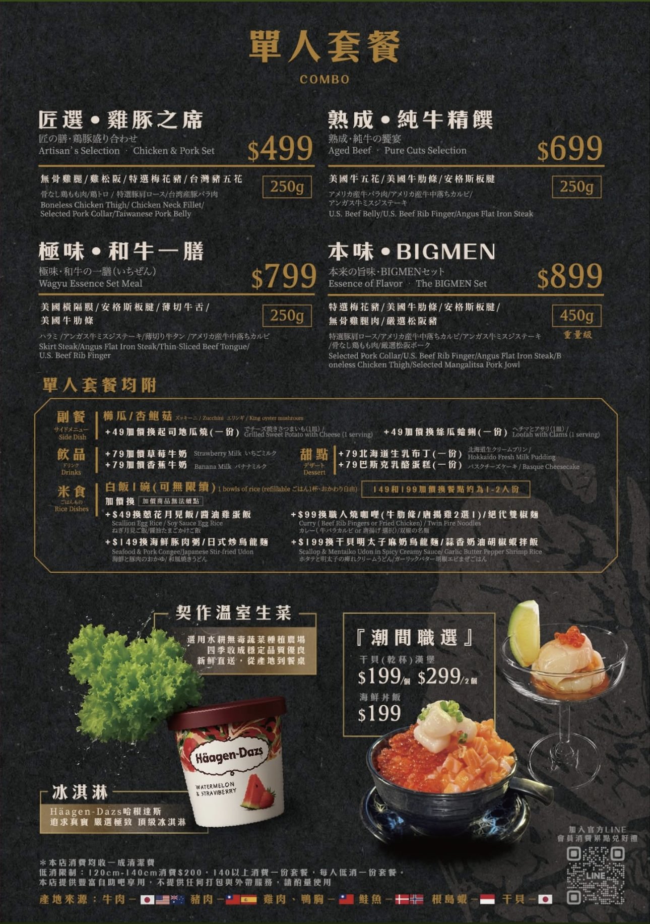 台中燒肉推薦|燒肉MEN朝富店開箱:499元起高CP套餐+水耕生菜沙拉吧、哈根達斯吃到飽 台中燒肉推薦|燒肉MEN朝富店開箱:499元起高CP套餐+水耕生菜沙拉吧、哈根達斯吃到飽
