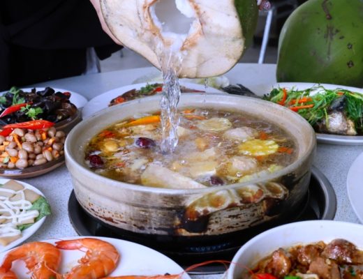 廣式養生功夫椰子雞 | 100%純椰汁湯頭好清甜，台中熱年菜10道餐桌大爆滿