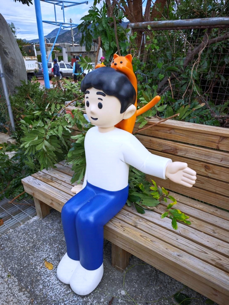 看海美術館 | 超療癒貓貓小鎮！屏東海口免門票的海邊美術館，墾丁順遊行程