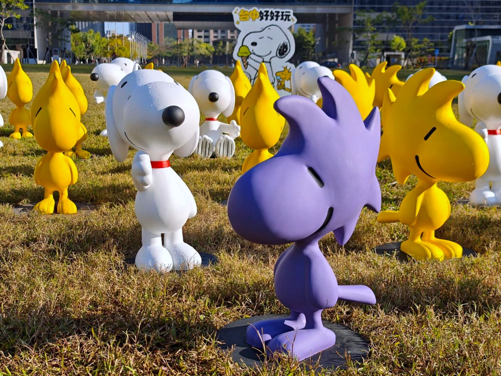 台中出現超萌史努比家族,還有史努比小綠人可愛爆擊! 台中出現超萌史努比家族,還有史努比小綠人可愛爆擊!