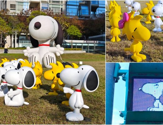 台中出現超萌史努比家族，還有史努比小綠人可愛爆擊！